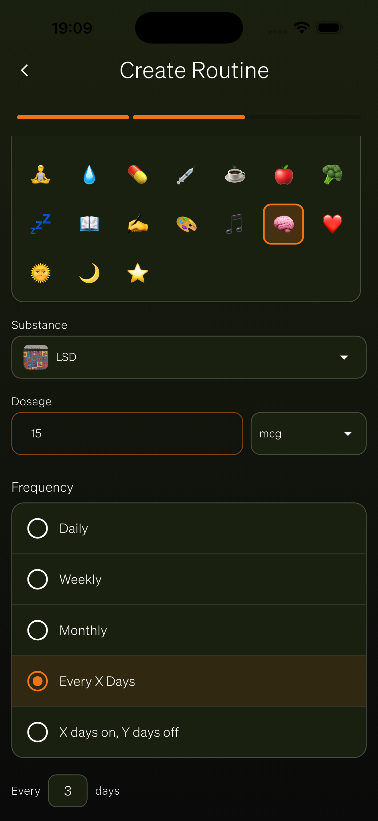 Routine tracking and protocol builder